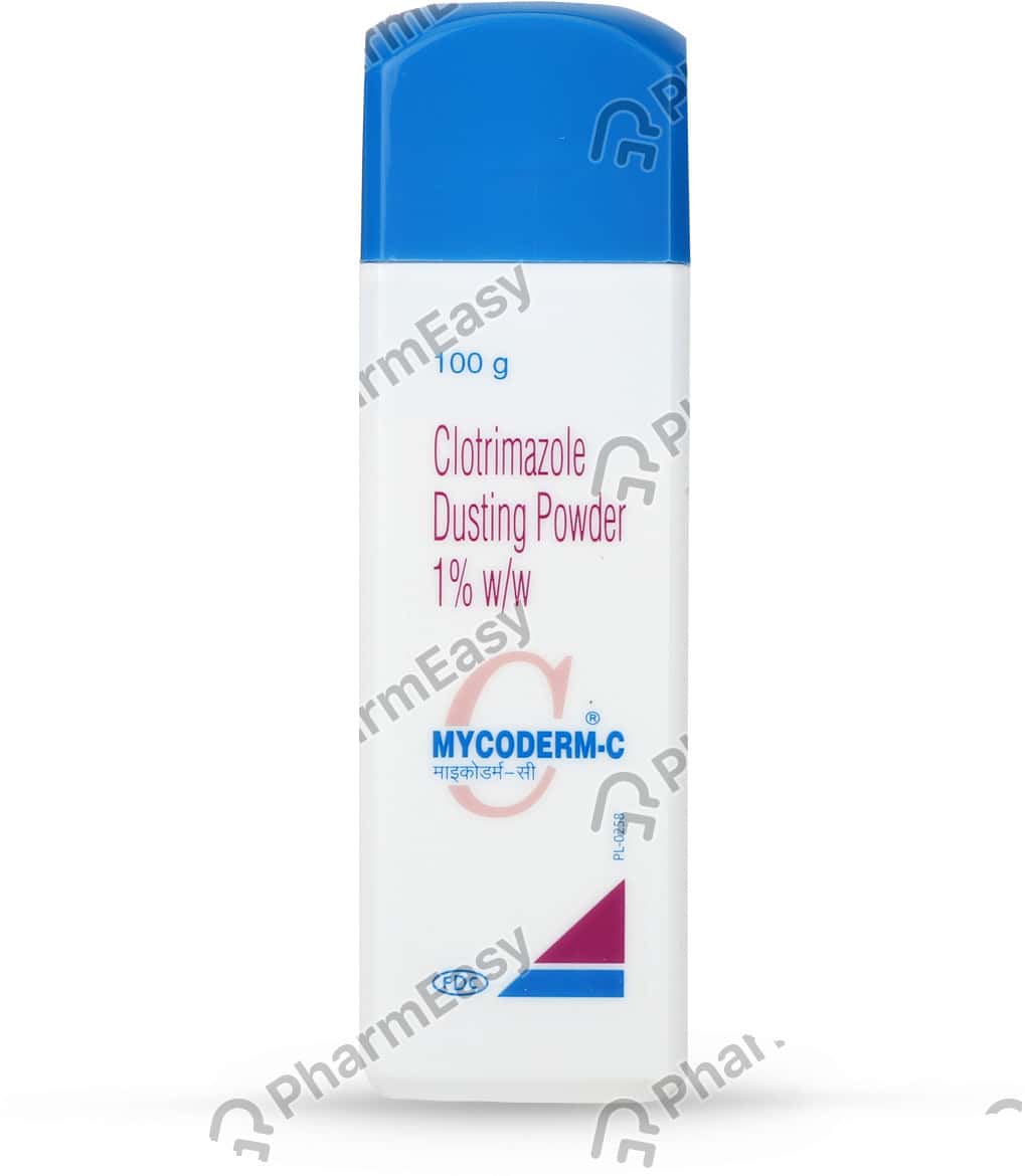 Mycoderm C Bottle Of 100gm Dusting Powder