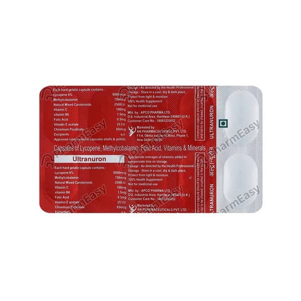 Ultranuron Strip Of 10 Capsules