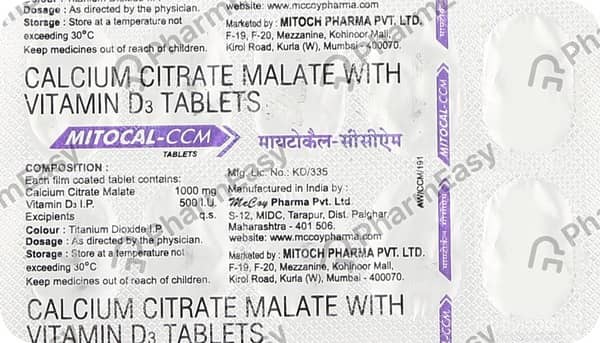 Mitocal Ccm Strip Of 10 Tablets