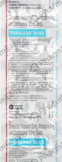 Triolsar 20mg Hs Tablet 10'S