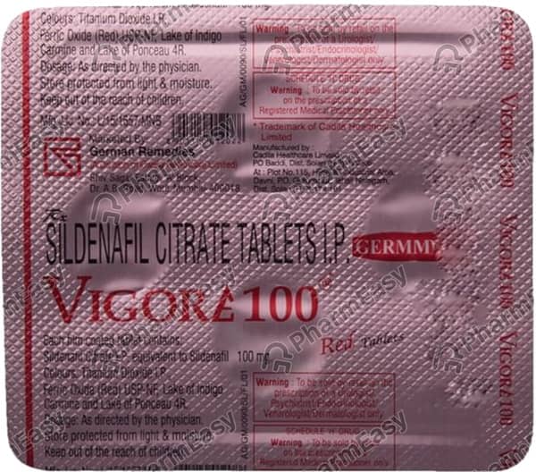 Vigora 100 Red Tablet