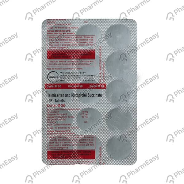 Cortel M 50mg Strip Of 10 Tablets