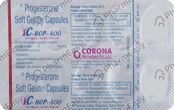 C Hop 400mg Strip Of 10 Softgel Capsules