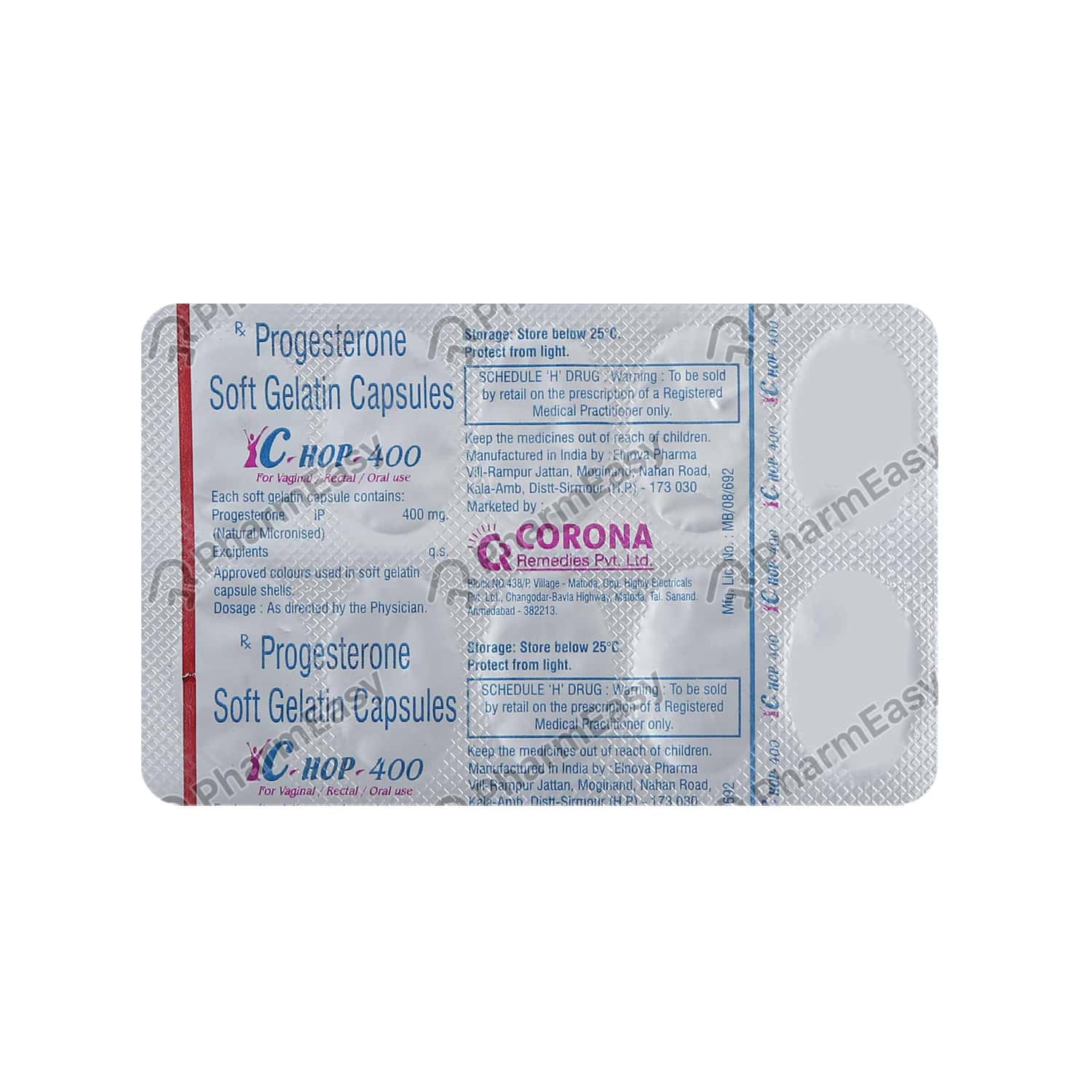 C Hop 400 MG Capsule (10) Uses, Side Effects, Dosage, Composition