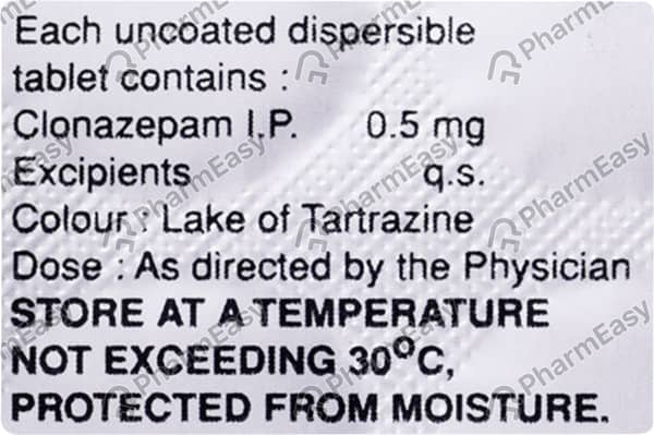 Clonotril 0.5 Tablet