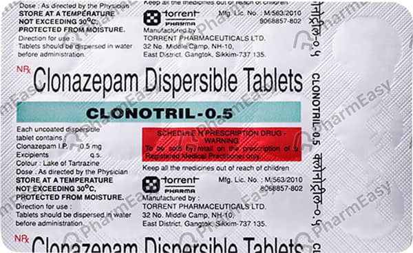 Clonotril 0.5 Tablet