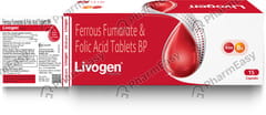 LIVOGEN STRIP OF 15 CAPTABS