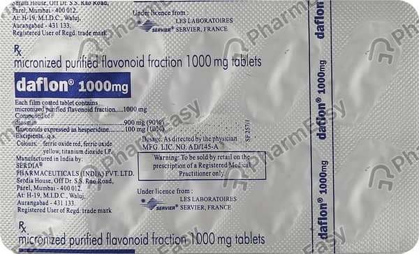 Daflon 1000mg Tablet