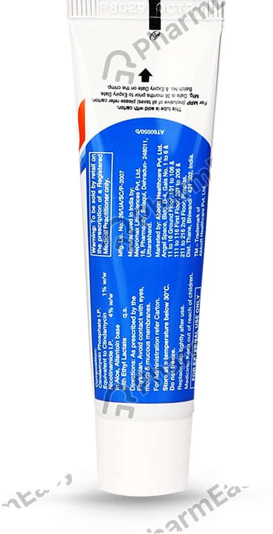 Cligel Clindamycin And Nicotinamide Gel Faceclin Uses – SULC