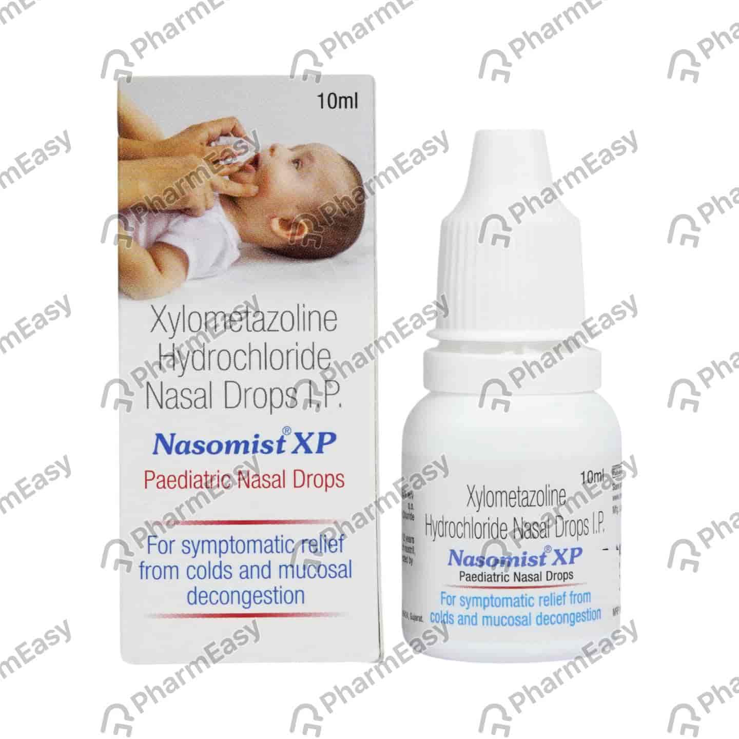 Nasomist Xp Paediatric Bottle Of 10ml Nasal Drops
