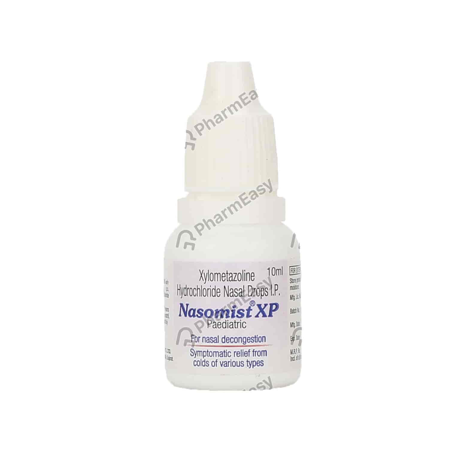 Buy Nasomist Xp Paediatric Nasal Drops 10ml Online at Flat