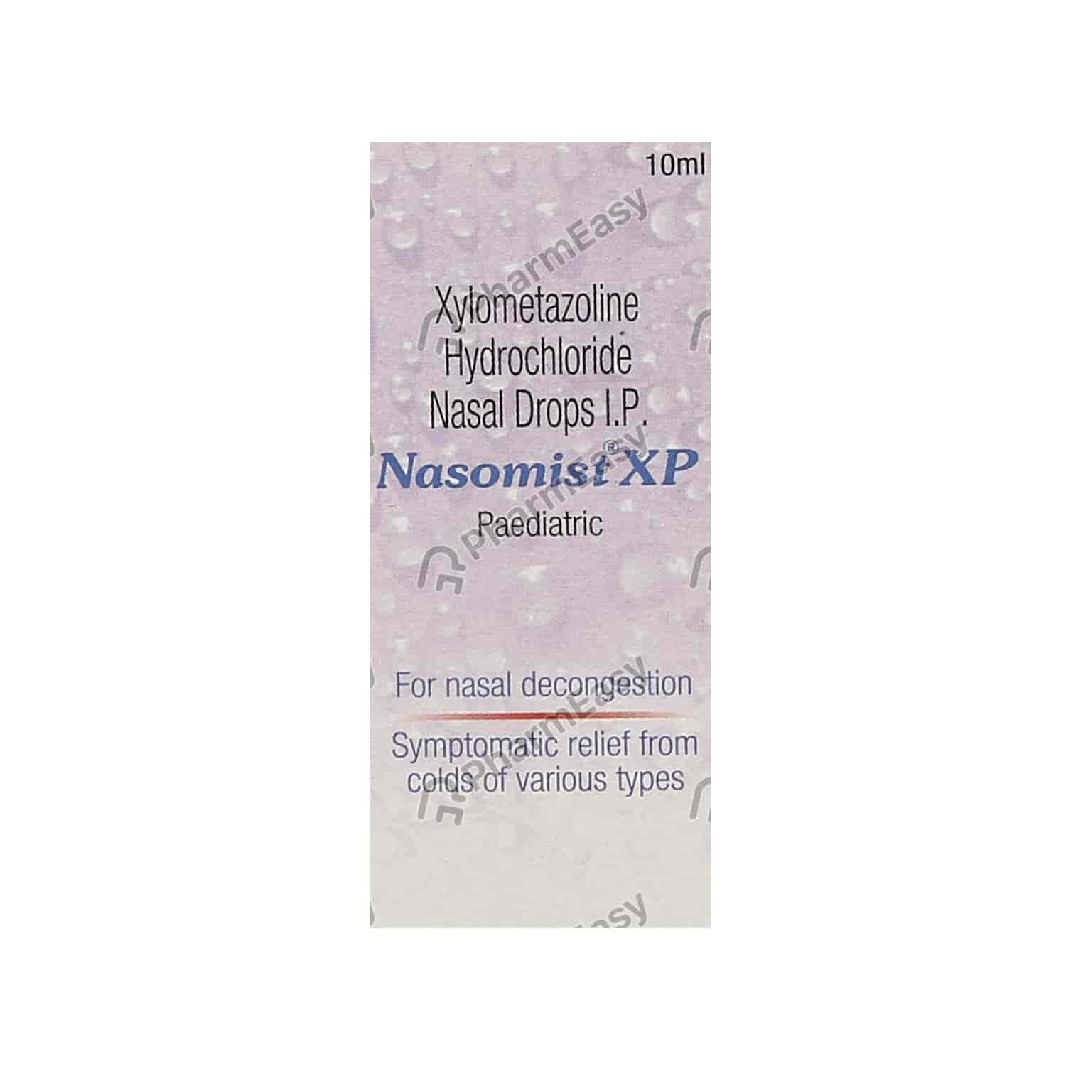 Buy Nasomist Xp Paediatric Nasal Drops 10ml Online at Flat