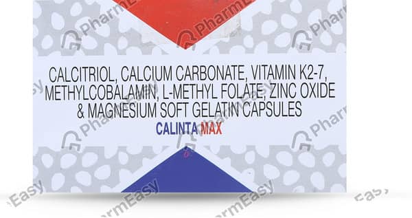 Calinta Max Strip Of 10 Softgel Capsules