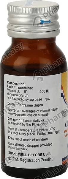 ओह 30एमएल ओरल ड्रॉप्स की बोतल