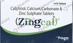 ZINGCAL STRIP OF 10 TABLETS