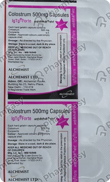 Ig Tg Forte 500mg Capsule
