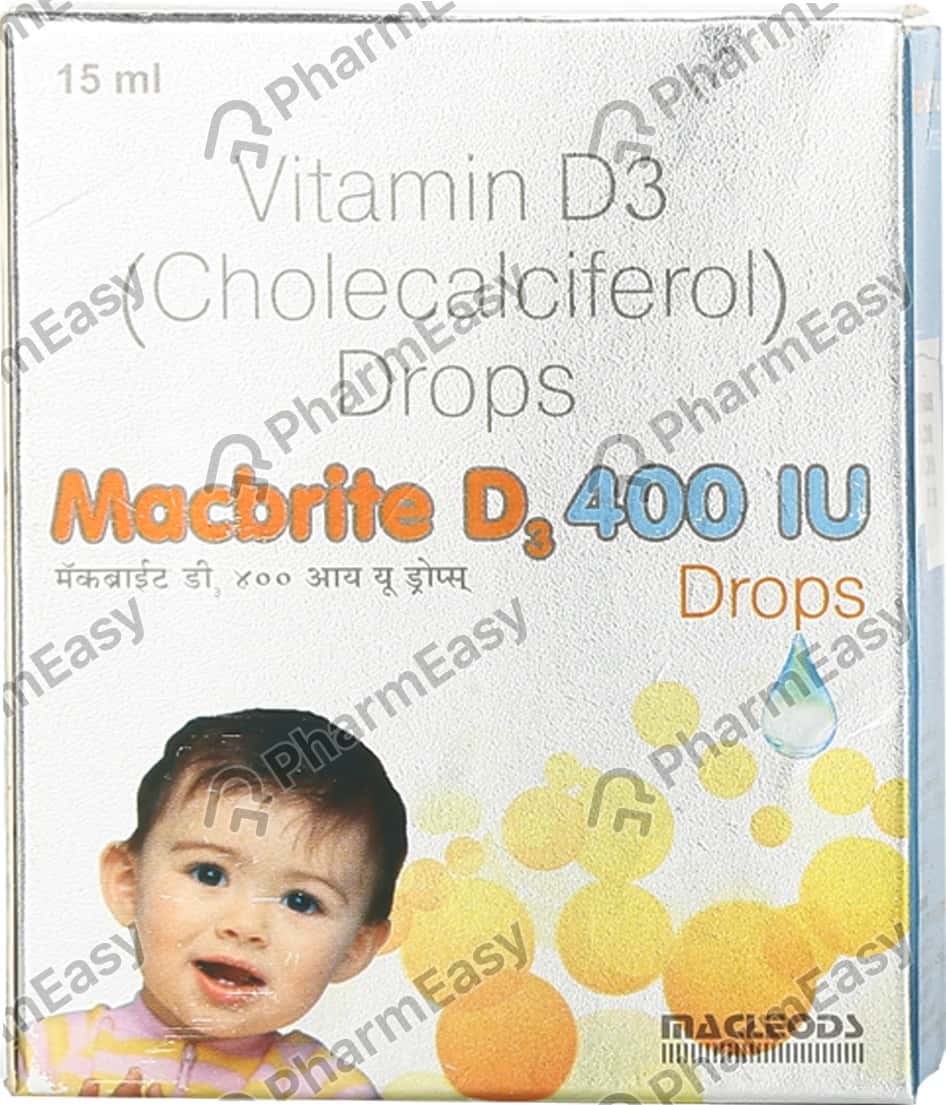 Macbrite D3 400 Iu Bottle Of 15ml Oral Drops