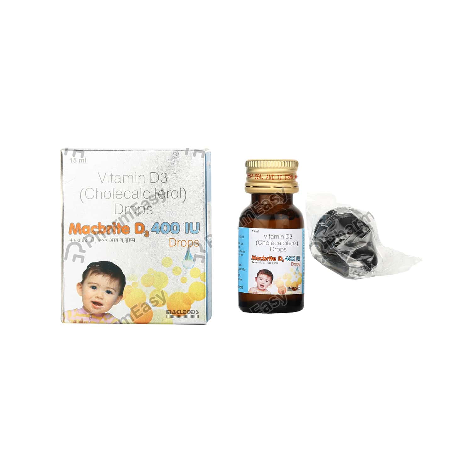 Macbrite D3 400 IU Oral Drop (15) Uses, Side Effects, Dosage