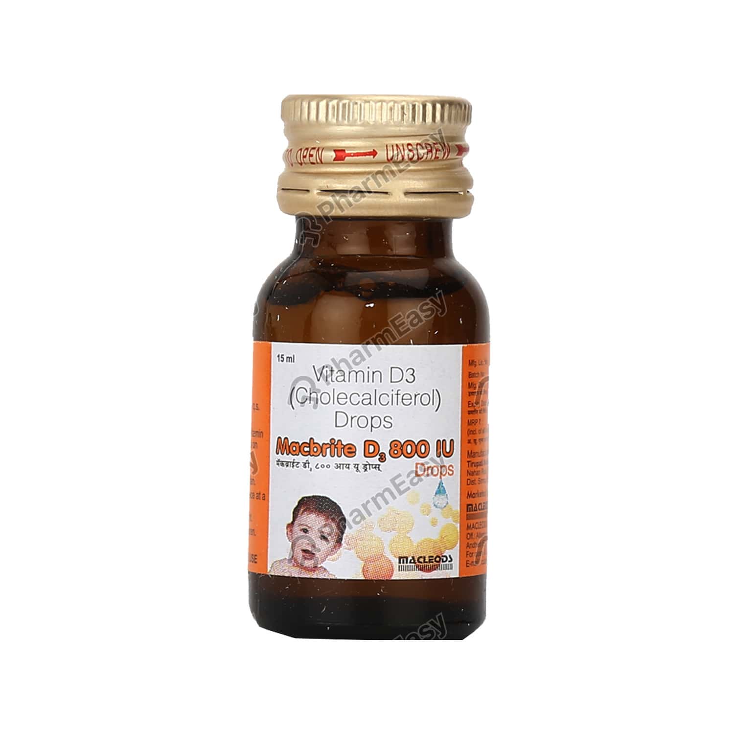 Macbrite D3 800 IU Oral Drop (15) Uses, Side Effects, Dosage