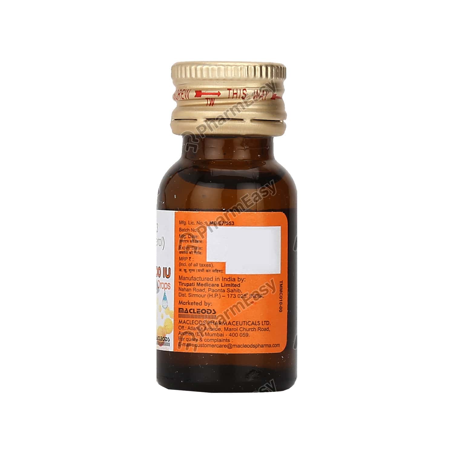 Macbrite D3 800 IU Oral Drop (15) Uses, Side Effects, Dosage