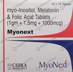 MYONEXT STRIP OF 10 TABLETS