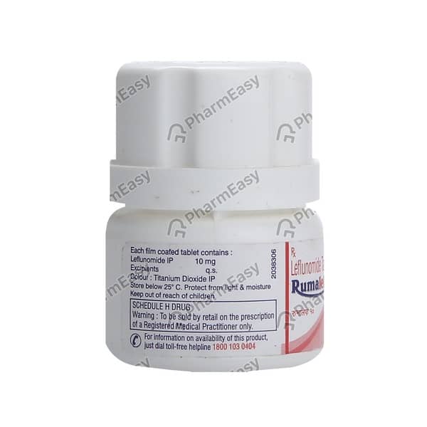 Rumalef 10mg Bottle Of 30 Tablets