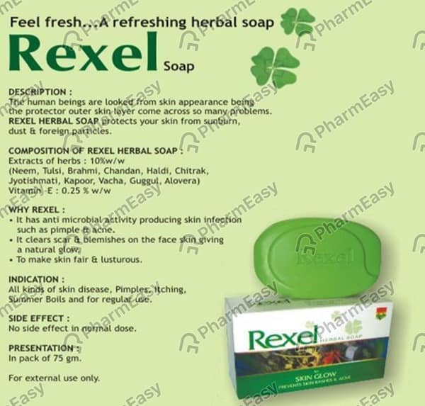 Rexel Herbal Soap 75Gm