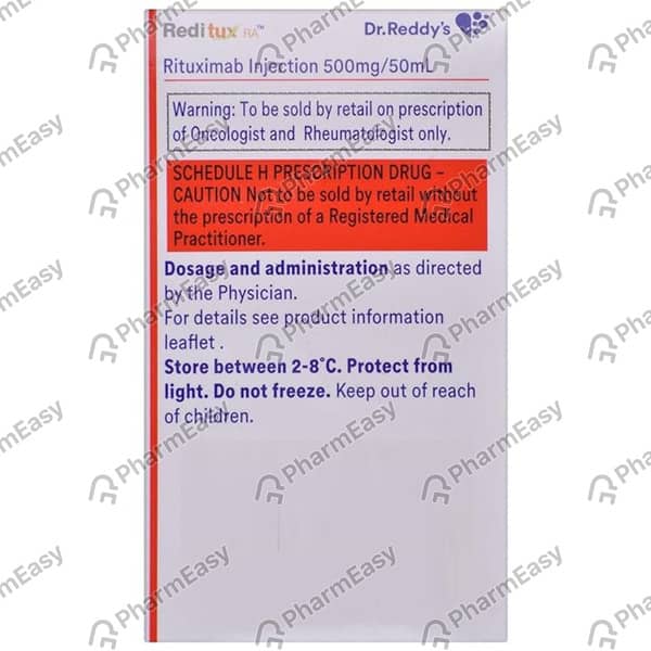 Reditux Ra 500mg Vial Of 50ml Solution For Infusion