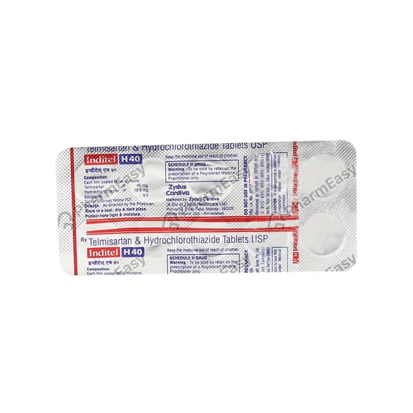 Inditel H 40mg Strip Of 15 Tablets