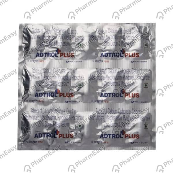 Adtrol Plus Strip Of 15 Tablets