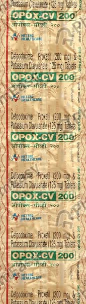 Opox Cv 200mg Strip Of 10 Tablets