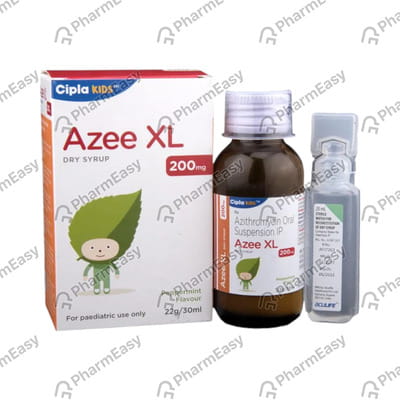 Azee Xl Peppermint Flavour Bottle Of 30ml Dry Syrup