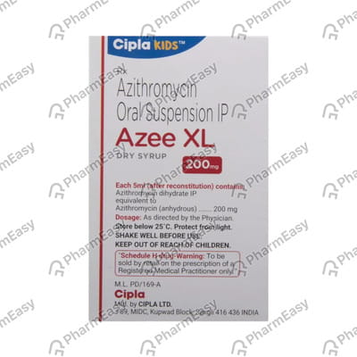 Azee Xl Peppermint Flavour Bottle Of 30ml Dry Syrup