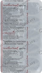 NEWBONA FEM STRIP OF 10 TABLETS