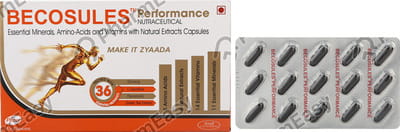 Becosules Performance Strip Of 15 Softgel Capsules