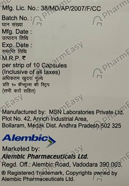 Geripod 4mg Strip Of 10 Capsules