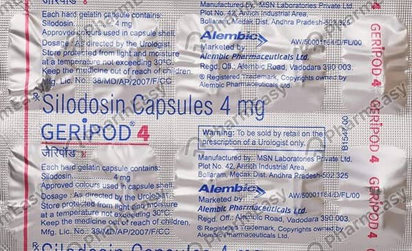Geripod 4mg Strip Of 10 Capsules