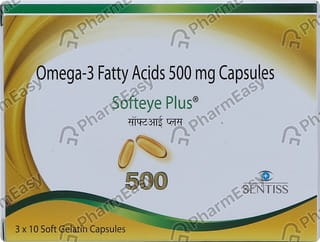 Softeye Plus 500mg Strip Of 10 Capsules
