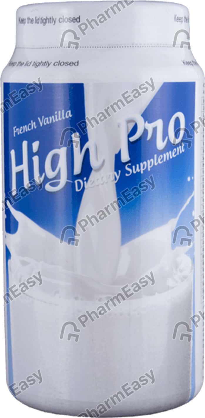 High Pro French Vanilla Flavour Bottle Of 250gm Oral Powder