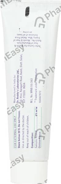 Salicylix Sf 6% Tube Of 50gm Ointment