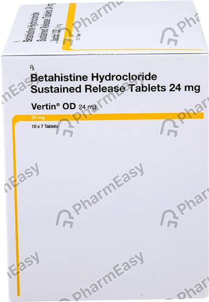 Vertin Od 24mg Strip Of 7 Tablets