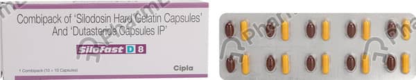 Silofast D 8mg Strip Of 20 Combipack Capsules