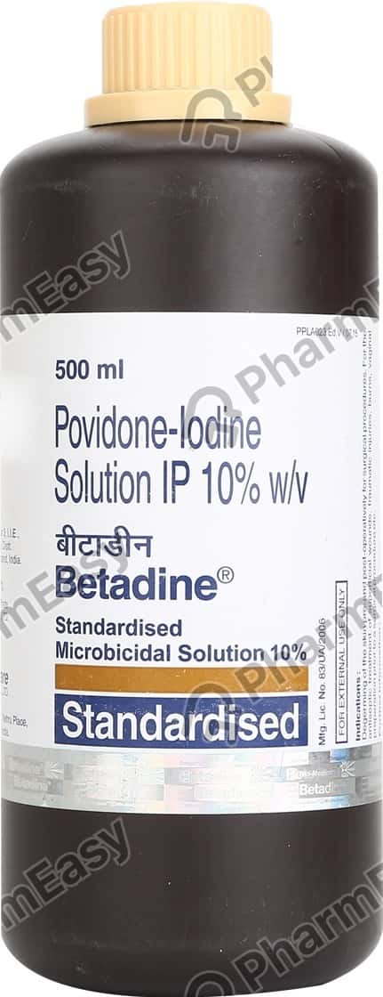 Betadine 10% Bottle Of 500ml Solution