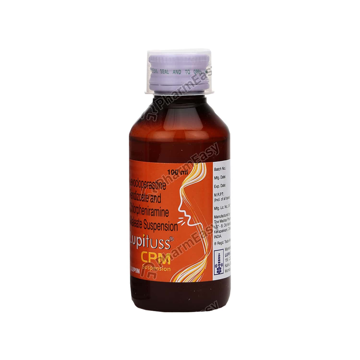 Lupituss Cpm Bottle Of 100ml Suspension Uses, Side Effects, Dosage