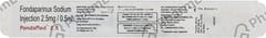 FONDARED 2.5MG PRE FILLED SYRINGE OF 0.5ML INJECTION