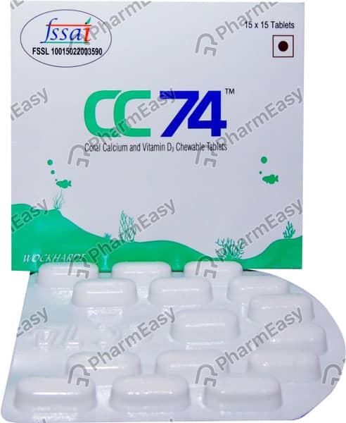 Cc 74 Strip Of 10 Chewable Tablets