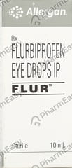 FLUR BOTTLE OF 10ML EYE DROPS