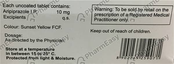 Ariphrenz 10Mg Strip Of 10 Tablets