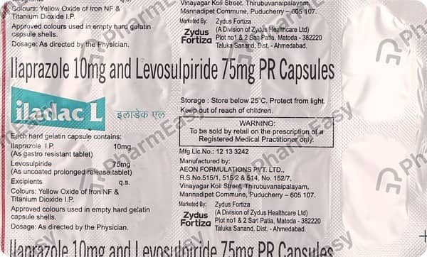 Iladac L Strip Of 10 Capsules