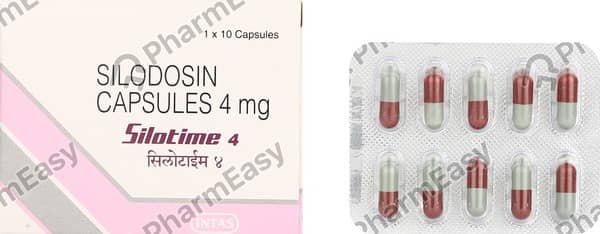 Silotime 4mg Strip Of 10 Capsules